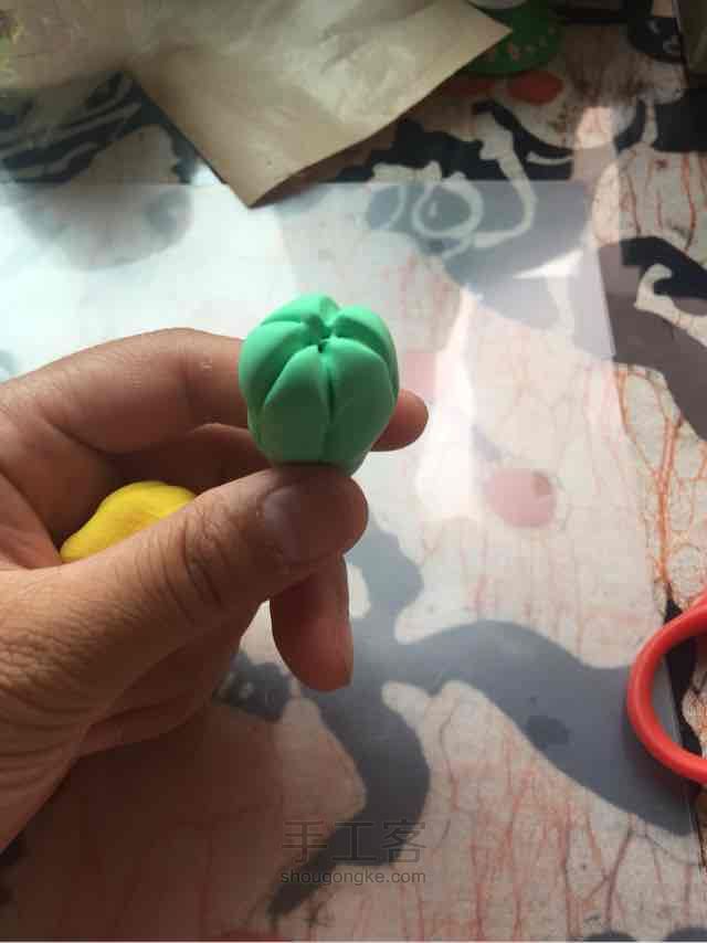 牡丹藤编篮 第2步