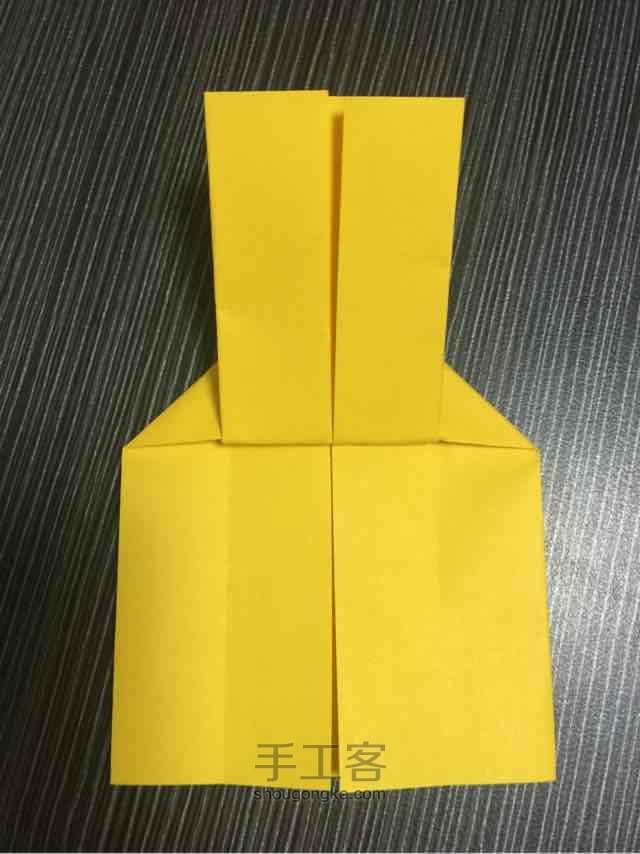 滑滑梯折法 第7步