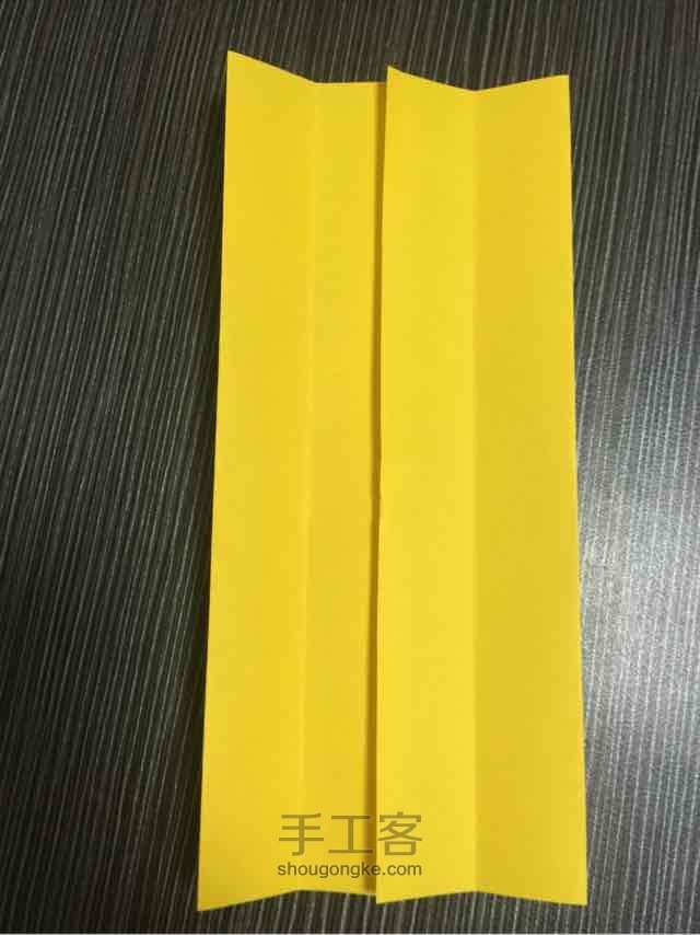 滑滑梯折法 第4步