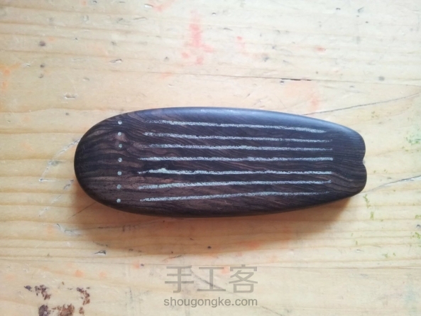 手边没银粉，改用砂画的砂子