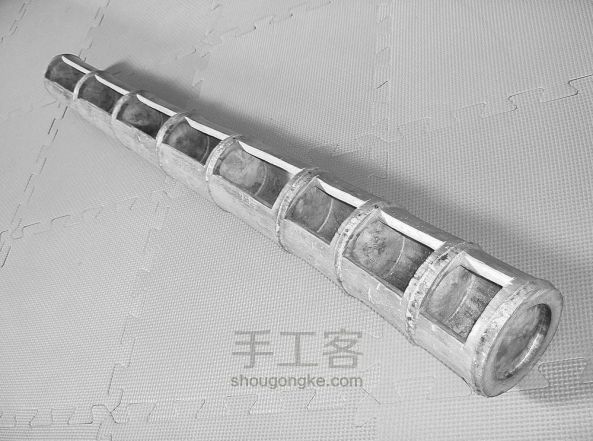 竹筒多肉花盆 第4步