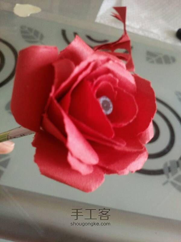 我送她一枝玫瑰花，手上留有余香。 第9步