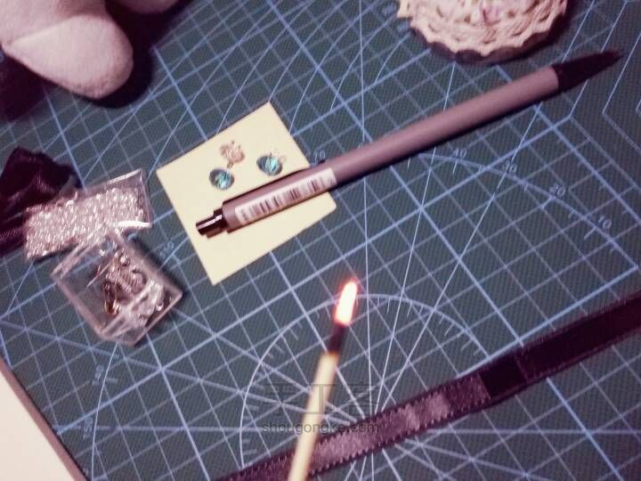 可爱的缎带锁骨链 第5步