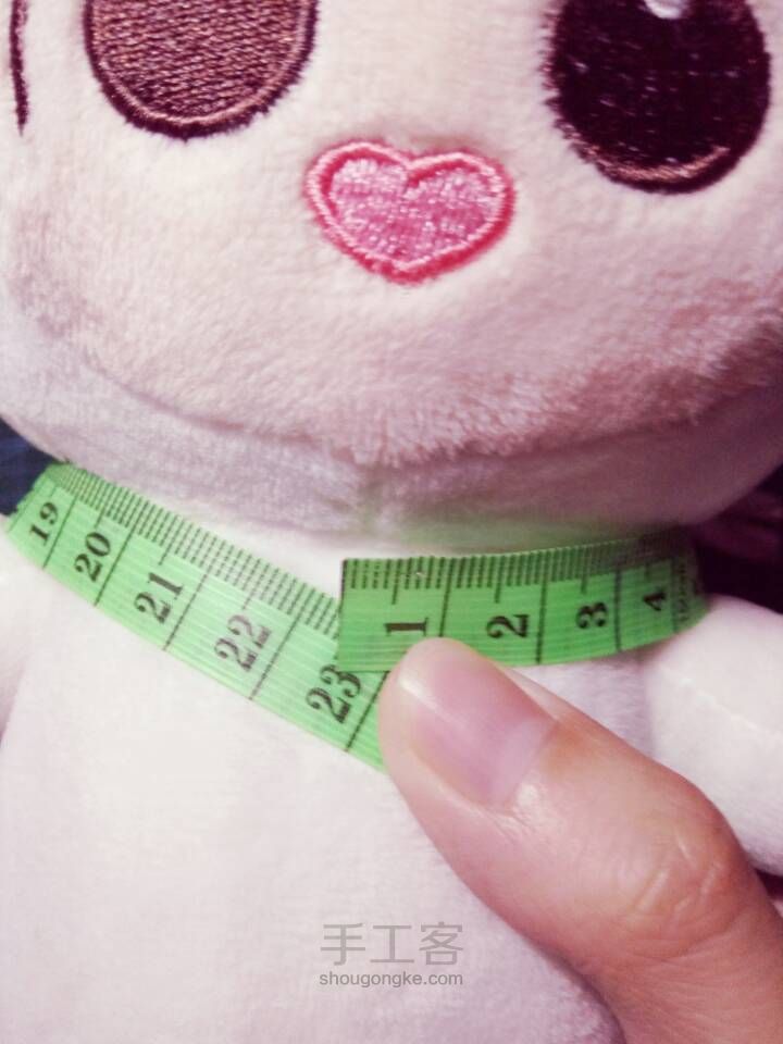 可爱的缎带锁骨链 第1步
