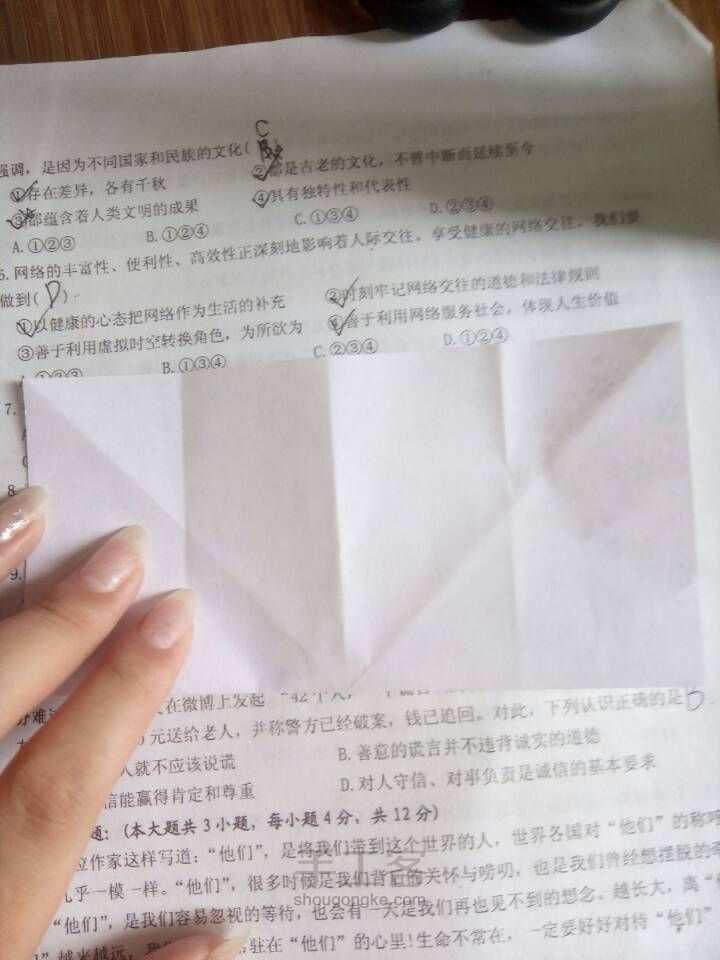 既好看又简单的玫瑰 第9步