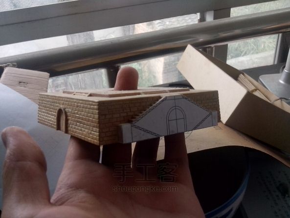 西安钟楼竹木模型制作（正式版 第68步