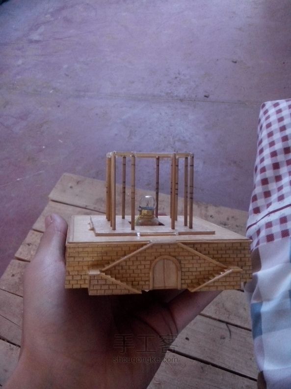 西安钟楼竹木模型制作（正式版 第76步
