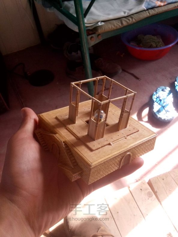 西安钟楼竹木模型制作（正式版 第78步
