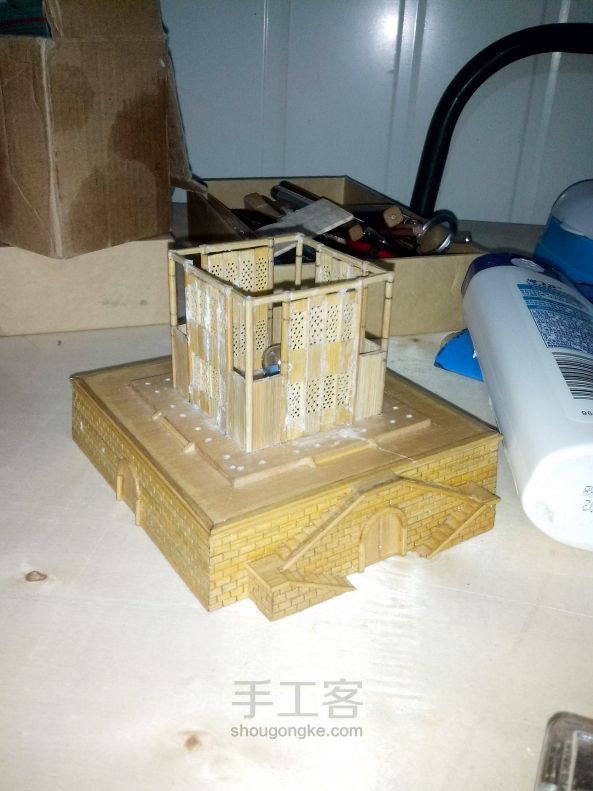 西安钟楼竹木模型制作（正式版 第83步