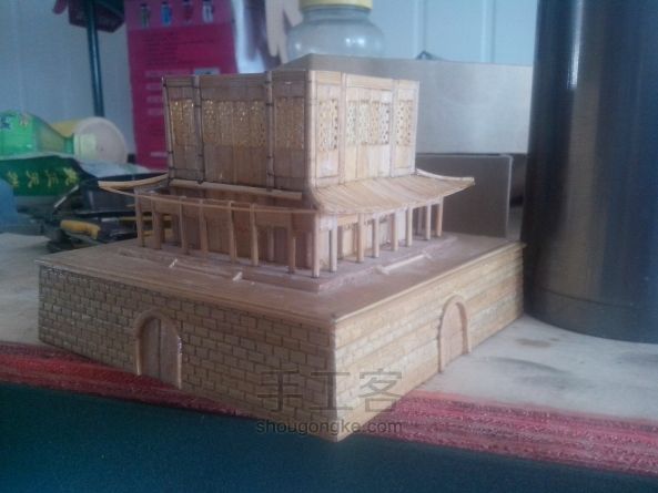 西安钟楼竹木模型制作（正式版 第97步