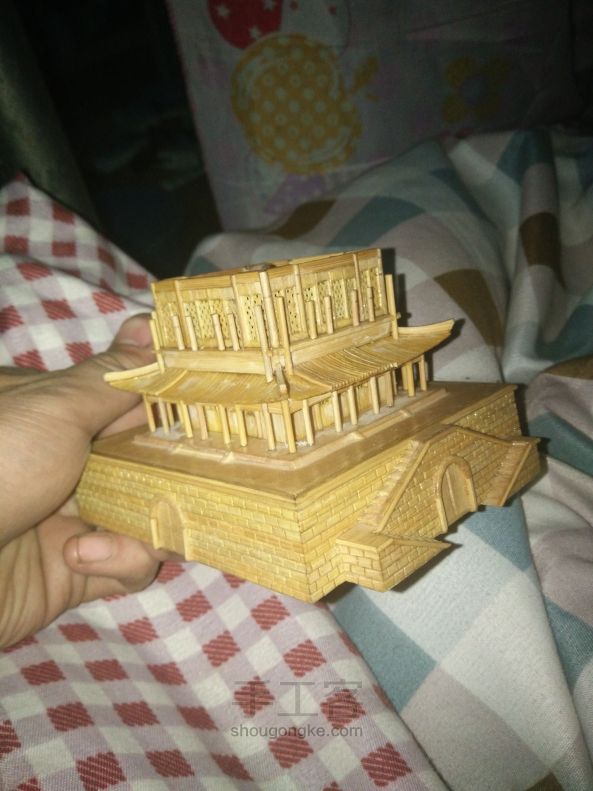 西安钟楼竹木模型制作（正式版 第104步