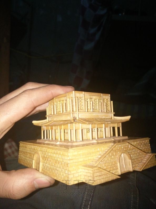 西安钟楼竹木模型制作（正式版 第105步