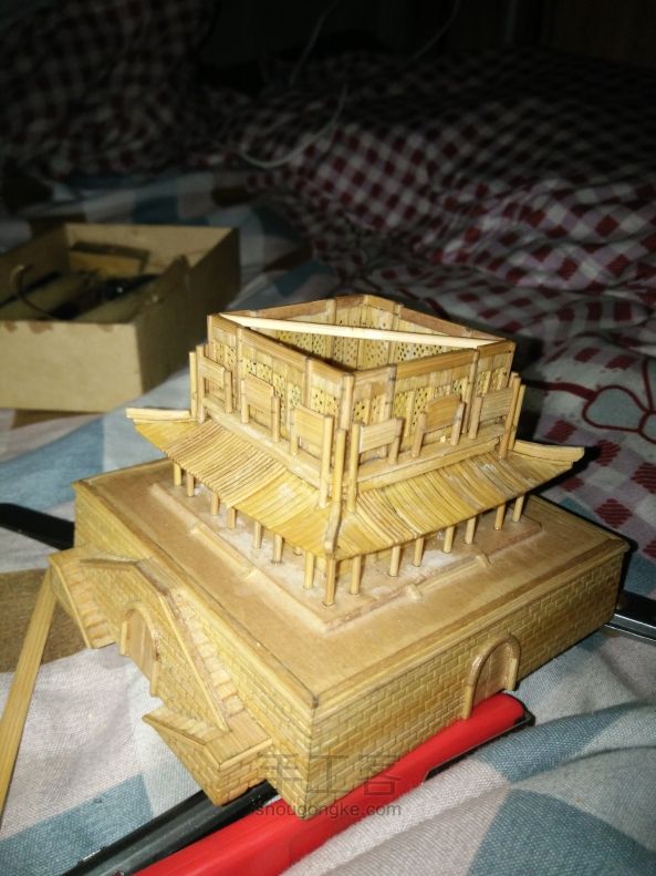 西安钟楼竹木模型制作（正式版 第107步