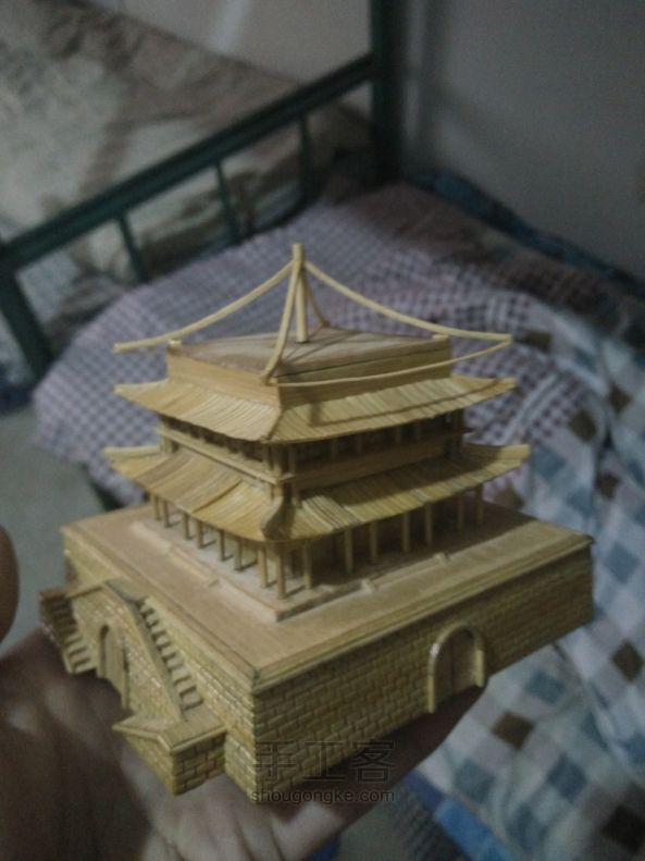 西安钟楼竹木模型制作（正式版 第117步