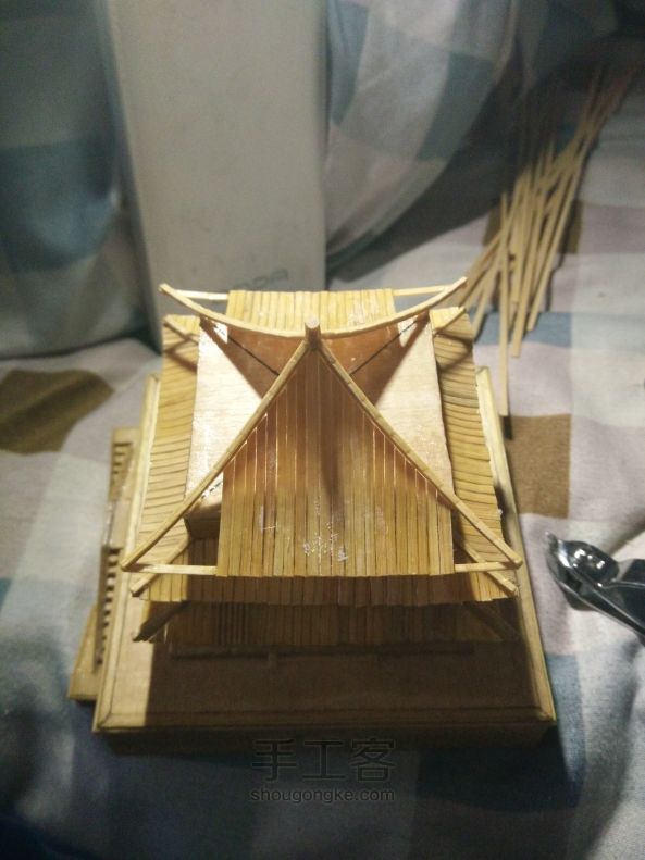 西安钟楼竹木模型制作（正式版 第119步