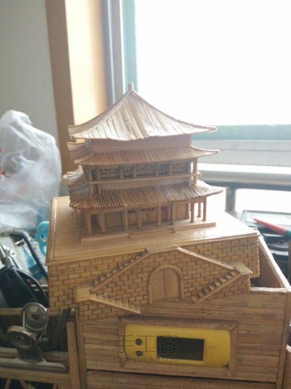 西安钟楼竹木模型制作（正式版 第121步