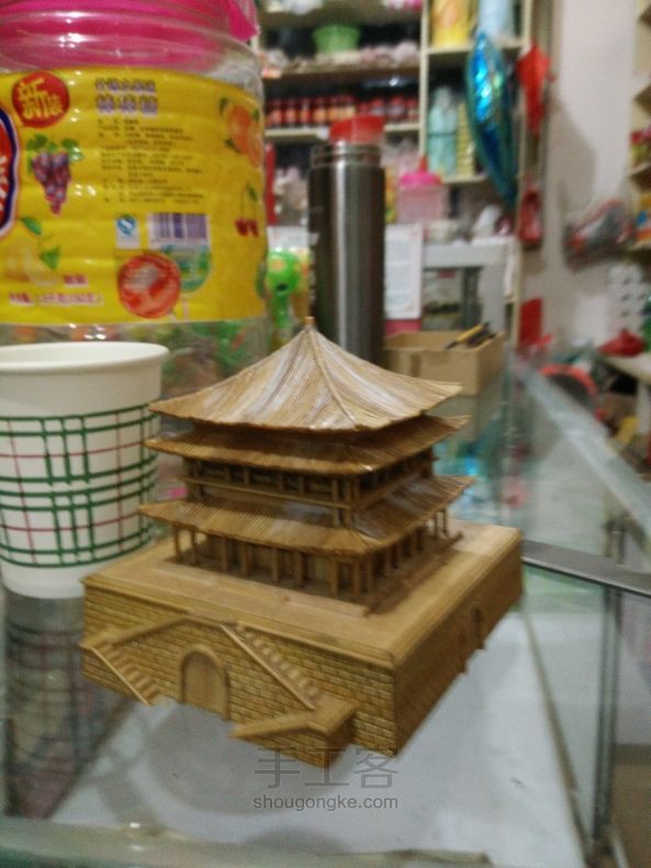西安钟楼竹木模型制作（正式版 第122步