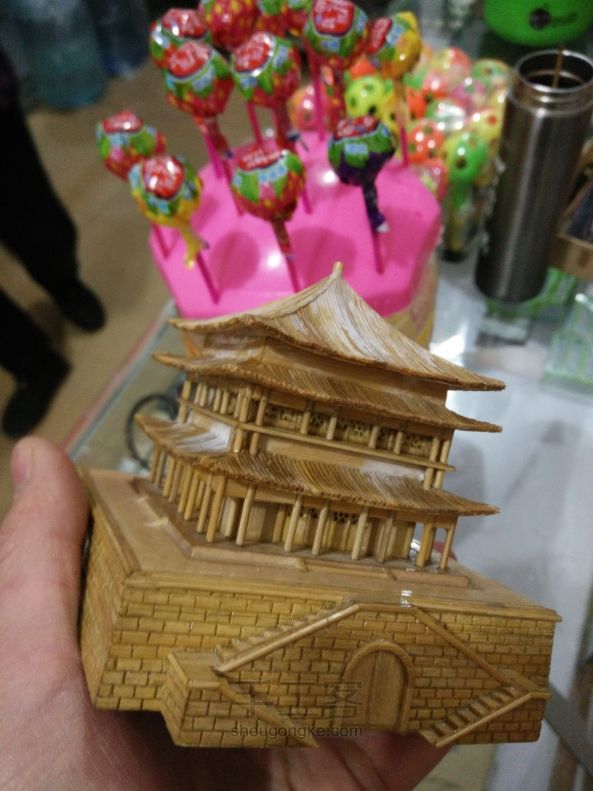 西安钟楼竹木模型制作（正式版 第123步
