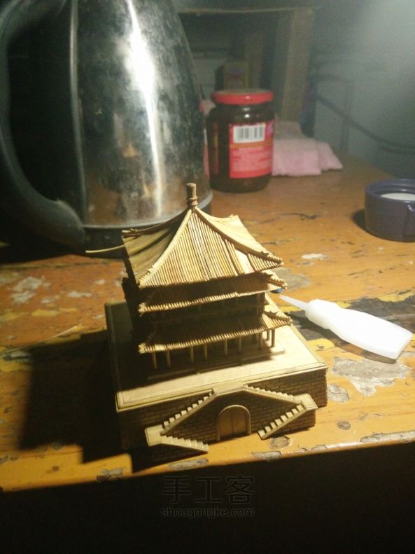 西安钟楼竹木模型制作（正式版 第131步