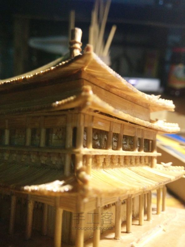 西安钟楼竹木模型制作（正式版 第135步