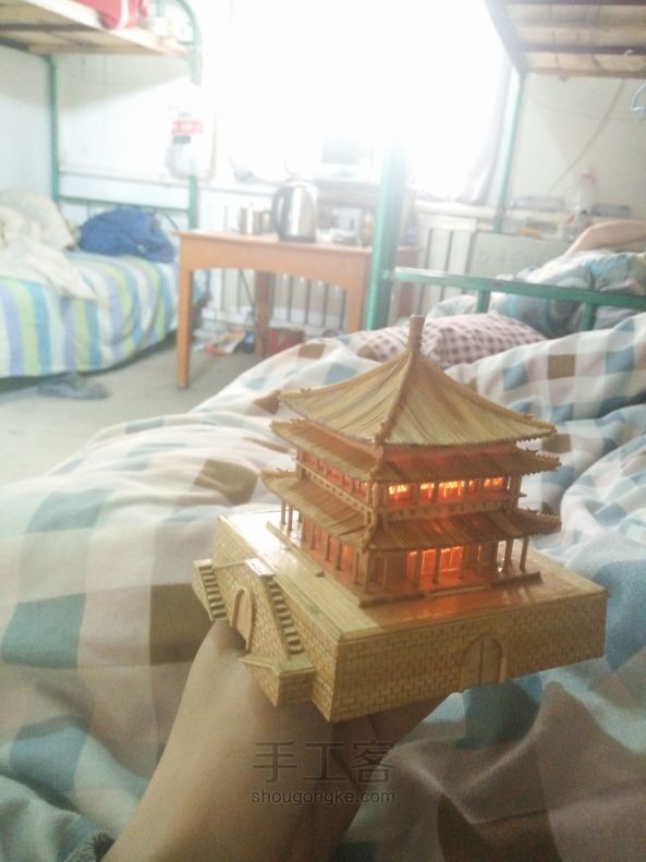 西安钟楼竹木模型制作（正式版 第146步