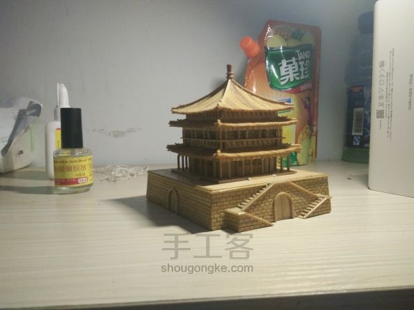 西安钟楼竹木模型制作（正式版 第151步