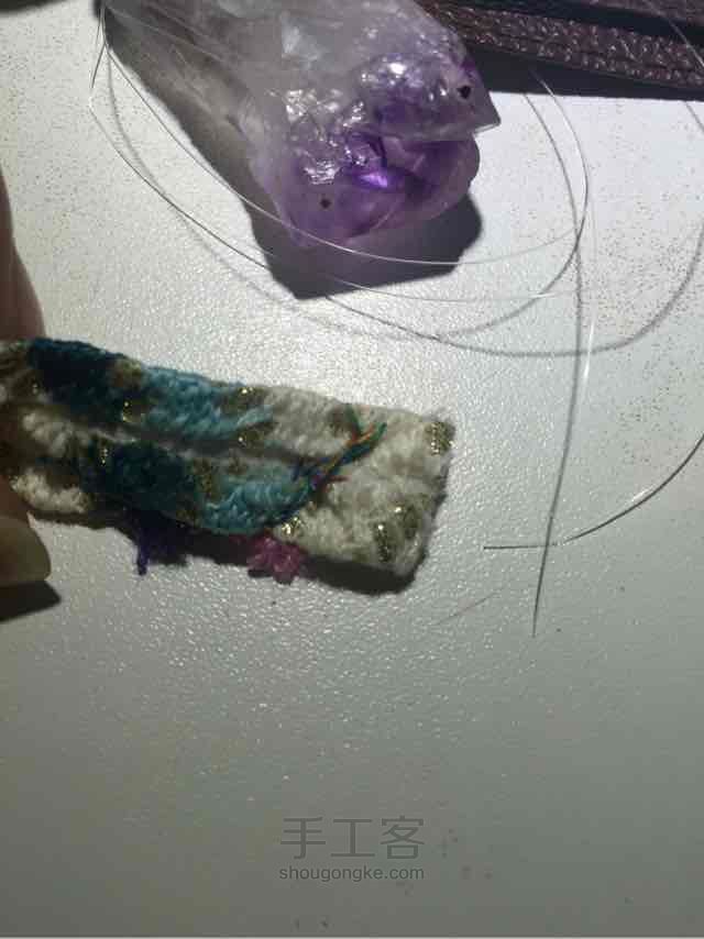 紫水晶芽颈链DIY 第6步
