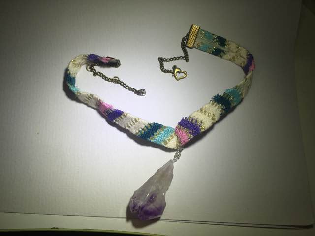 紫水晶芽颈链DIY 第17步