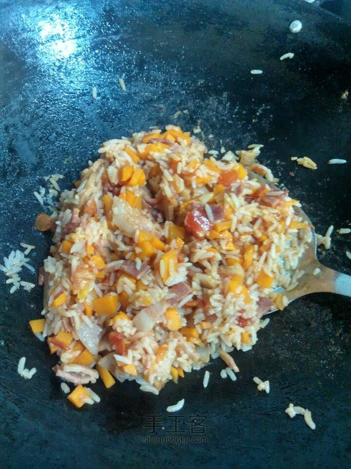 「Cooking」蛋包饭 第3步