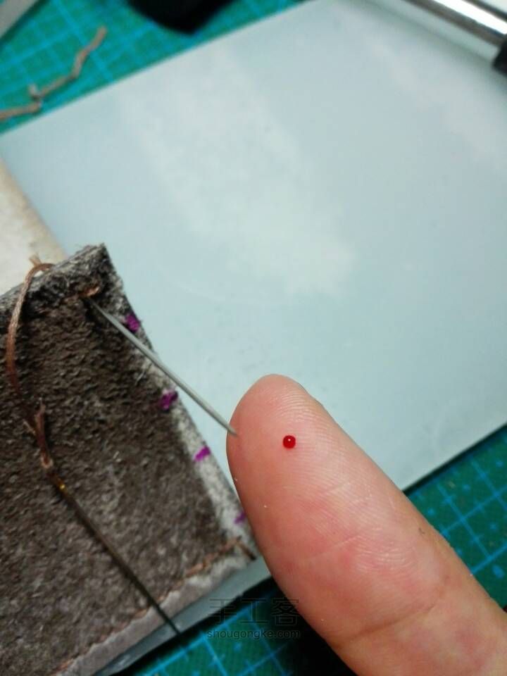 疯马皮长款男士钱包 第6步