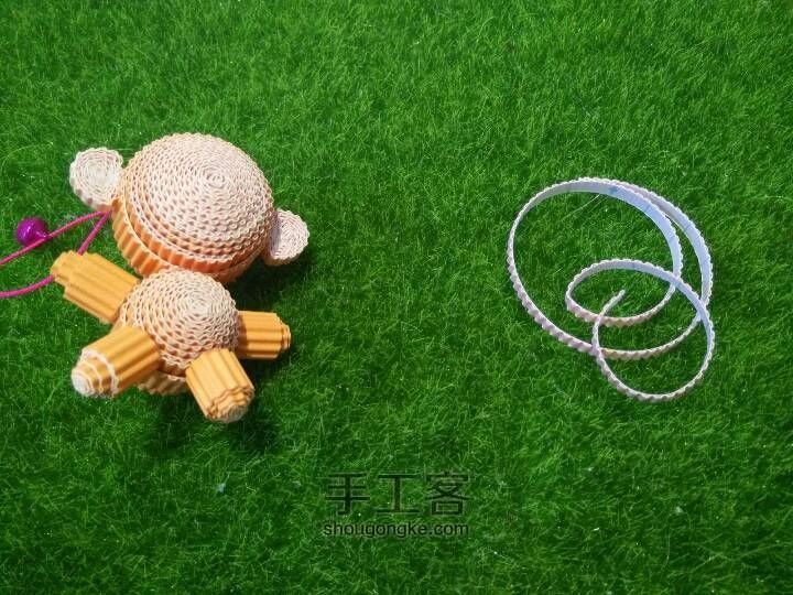创意折纸_可爱害羞的小猴纸^O^ 第21步