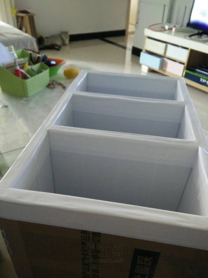 如何利用现成的纸盒做个收纳柜呢？ 第31步