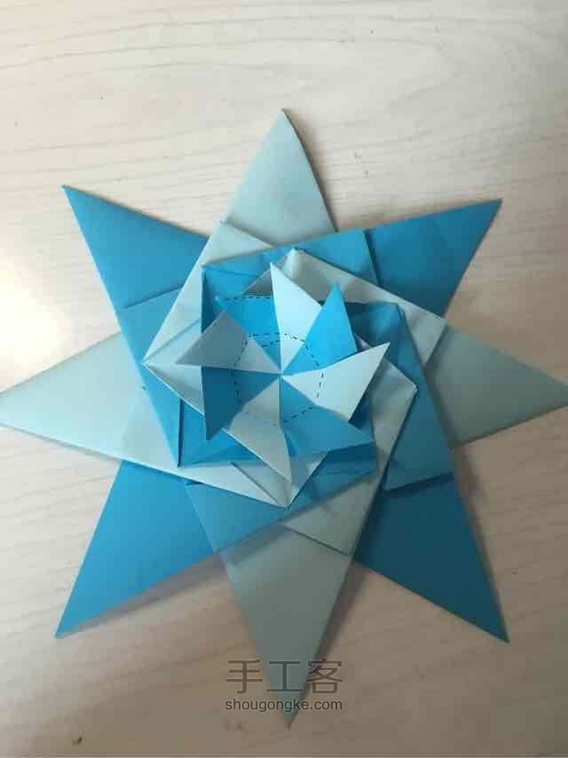 编织折纸星🎏 第33步