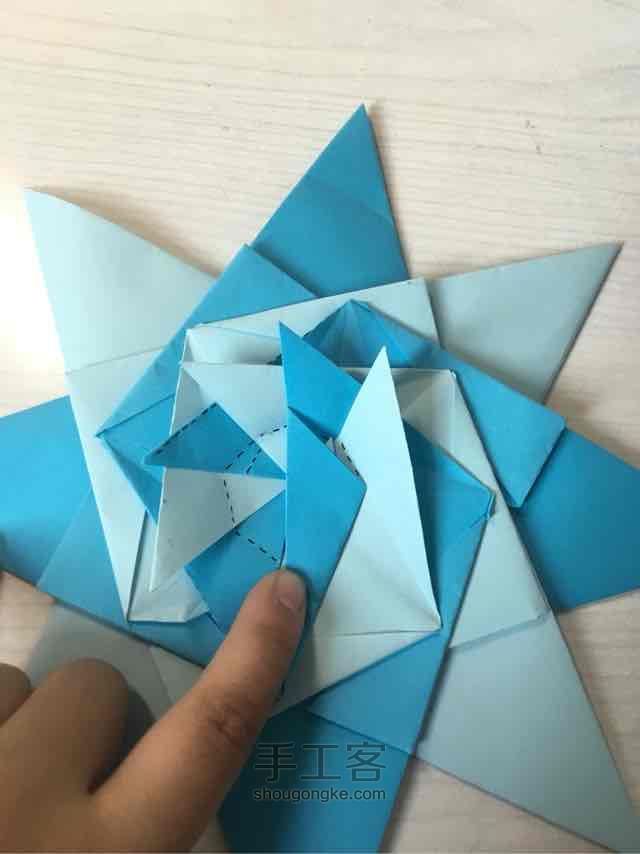 编织折纸星🎏 第35步