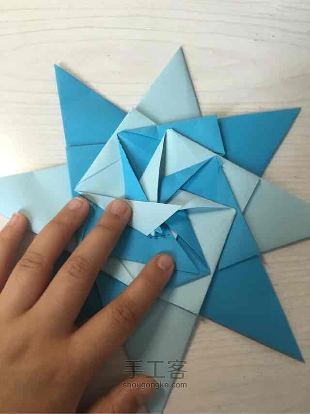 编织折纸星🎏 第36步