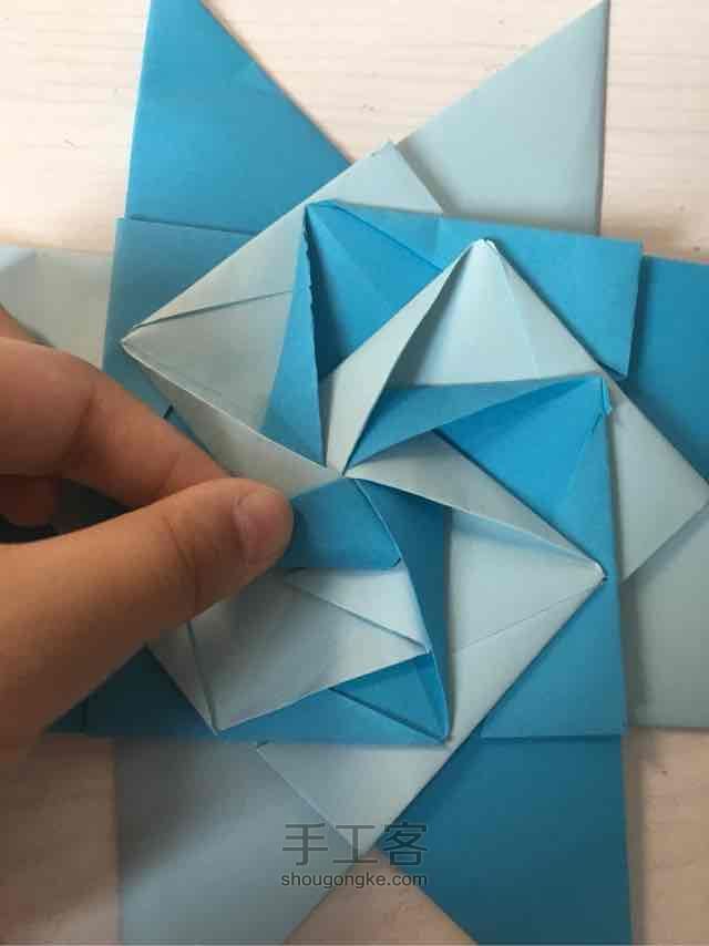 编织折纸星🎏 第38步