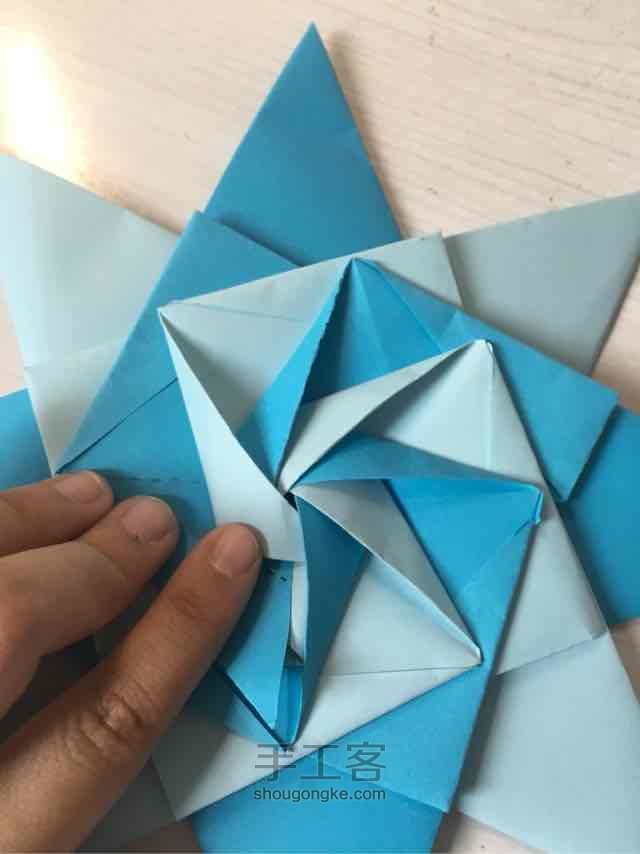 编织折纸星🎏 第40步