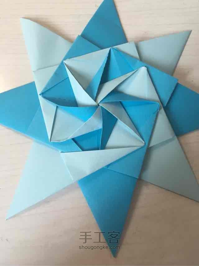 编织折纸星🎏 第44步