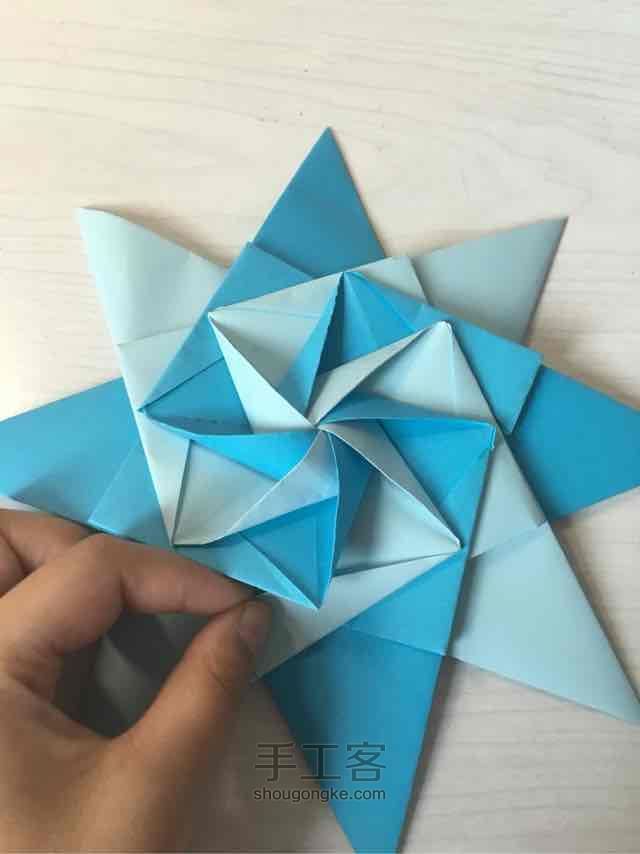 编织折纸星🎏 第43步