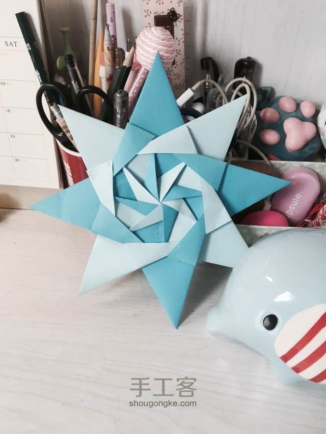 编织折纸星🎏 第46步
