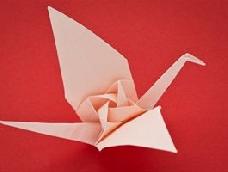 别致的玫瑰纸鹤。有点耐心，感觉也不是很难，但是比一般的千纸鹤漂亮多了，非常喜欢。