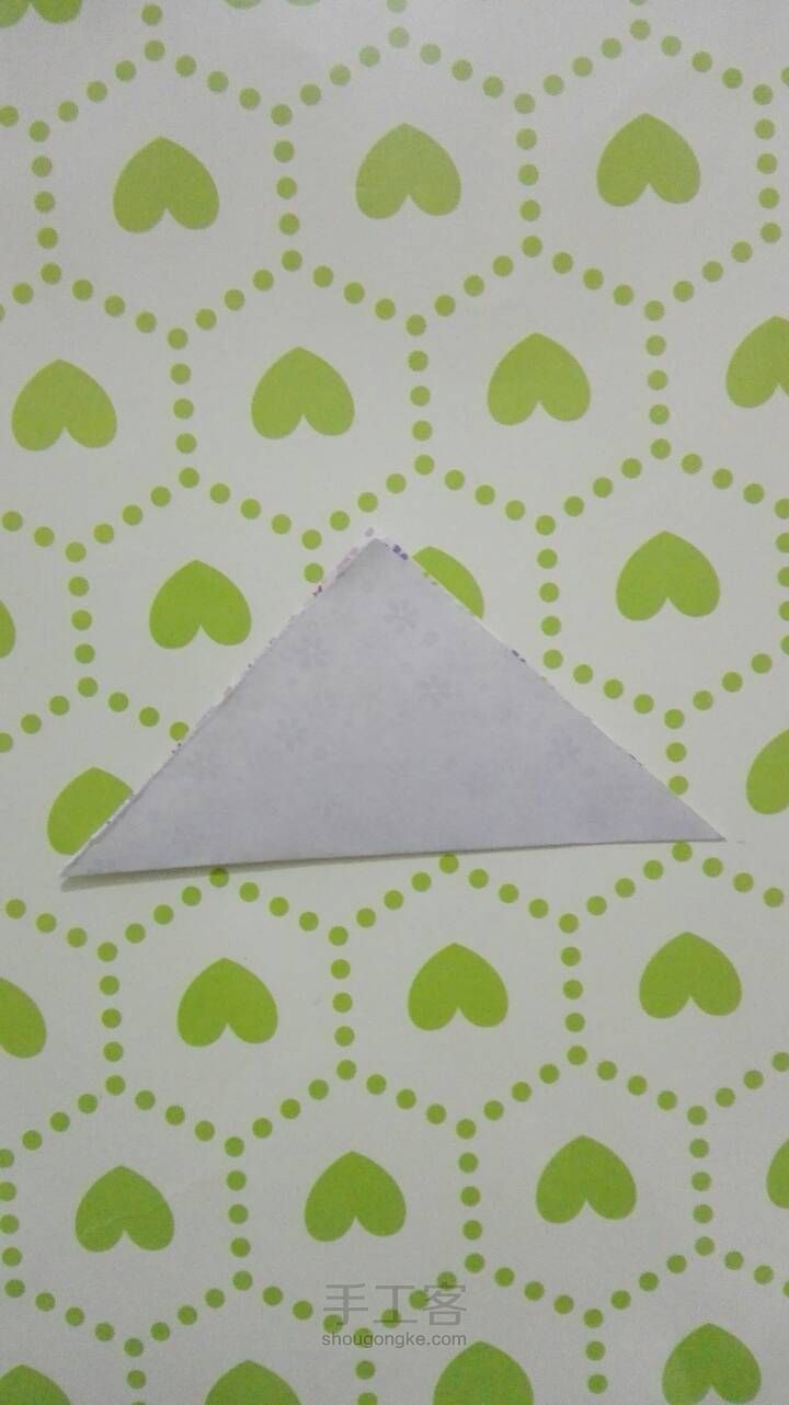 桔梗折纸 第3步
