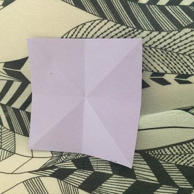 小燕子折纸 第2步