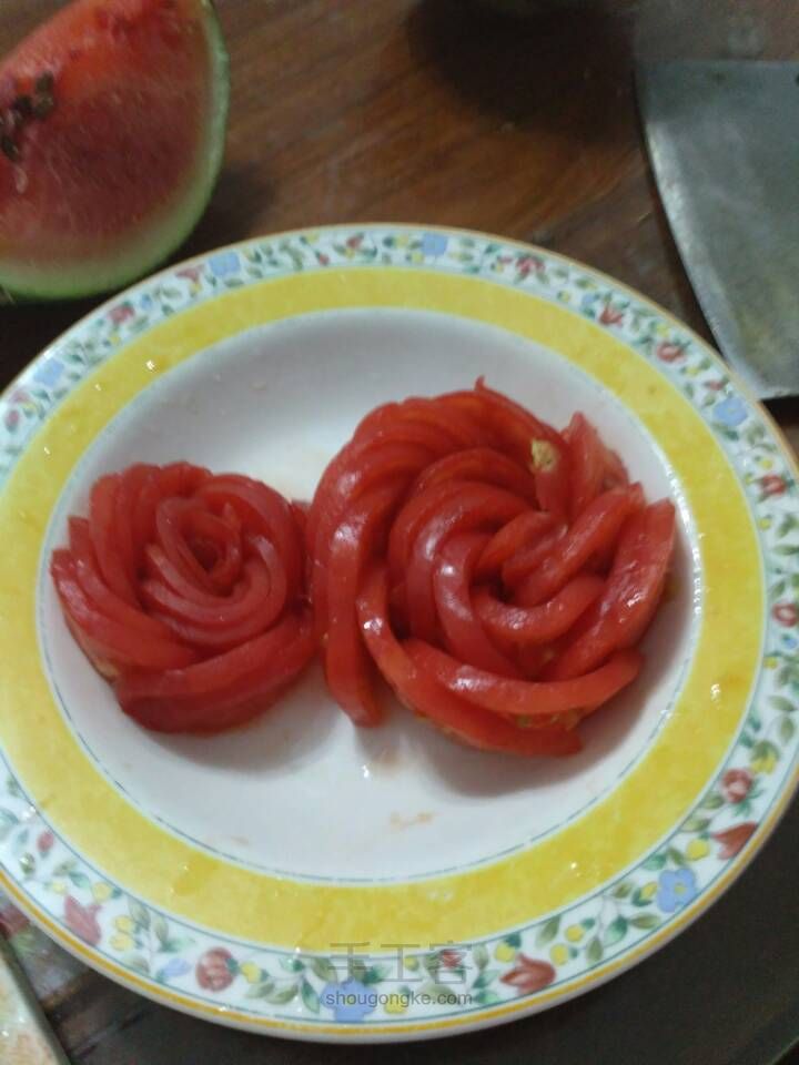 tomato rose(西红柿玫瑰🌹) 第8步