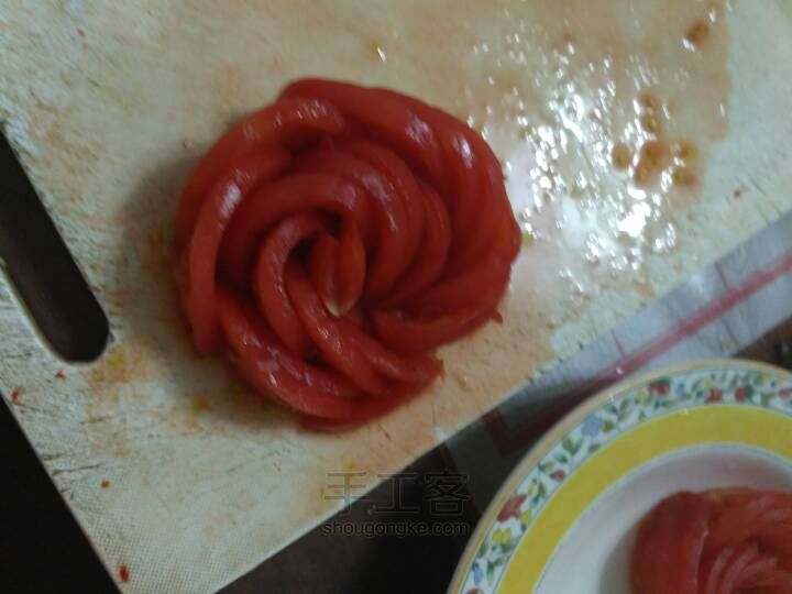 tomato rose(西红柿玫瑰🌹) 第6步