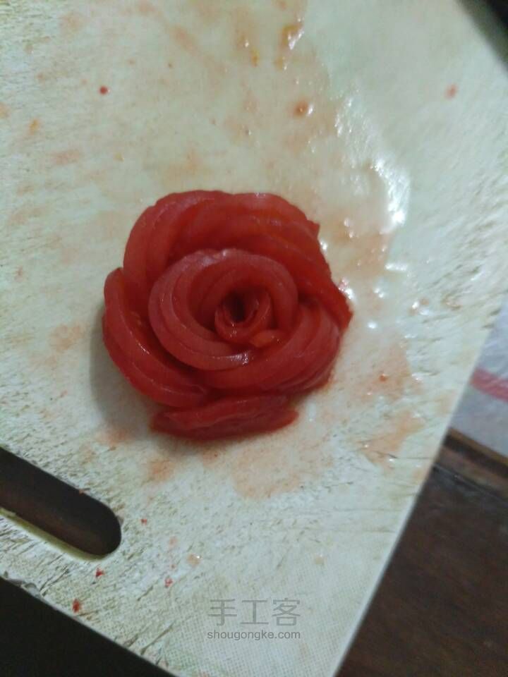 tomato rose(西红柿玫瑰🌹) 第10步