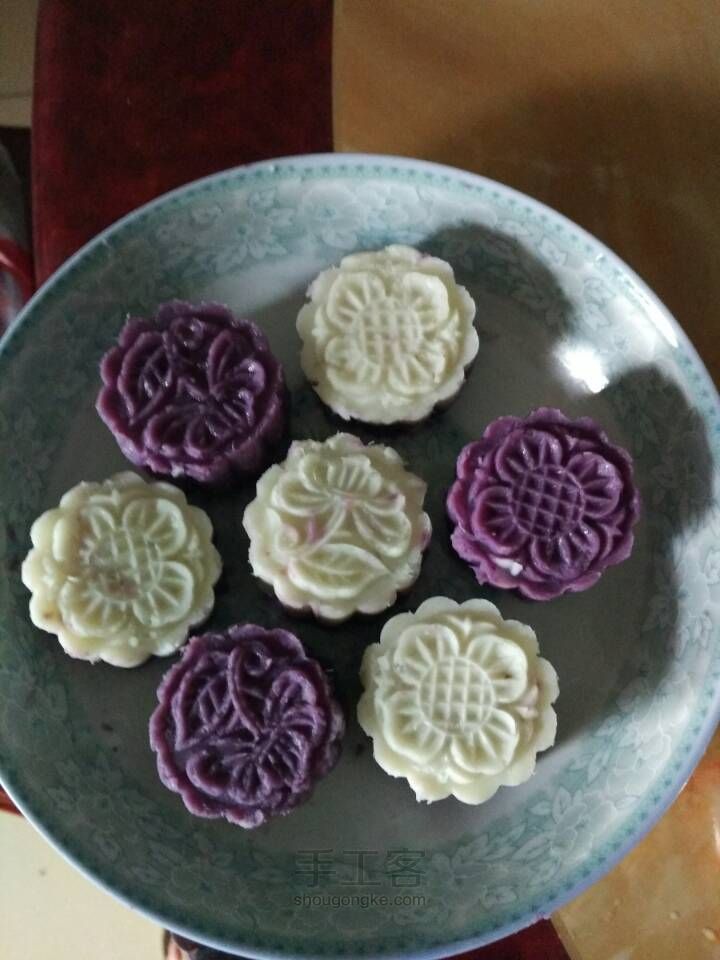山药紫薯糕 第10步