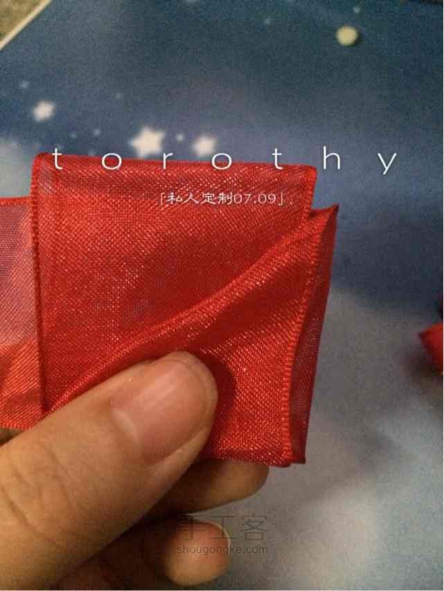 蝴蝶结🎀发夹 第3步