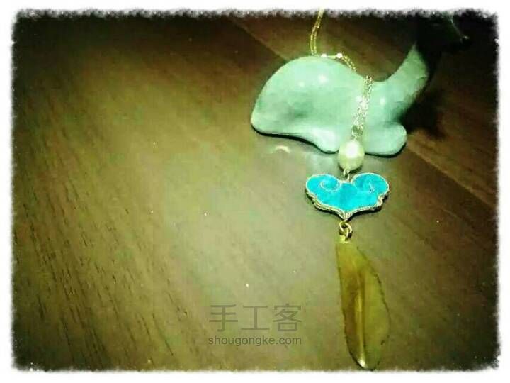 自己鼓捣仿点翠 第14步