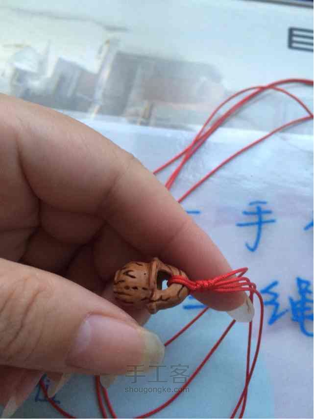 桃篮手绳适合胖MM 第2步